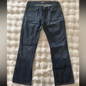 7 for All Mankind Women's Bootcut Jeans | Dark Blue | Sz 28